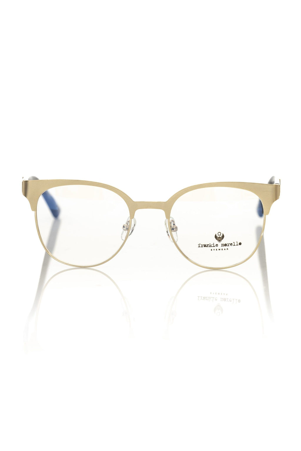 Gold Metallic Women's Eyeglass Frame
