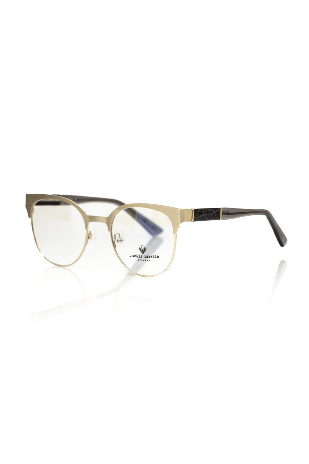 Gold Metallic Women's Eyeglass Frame