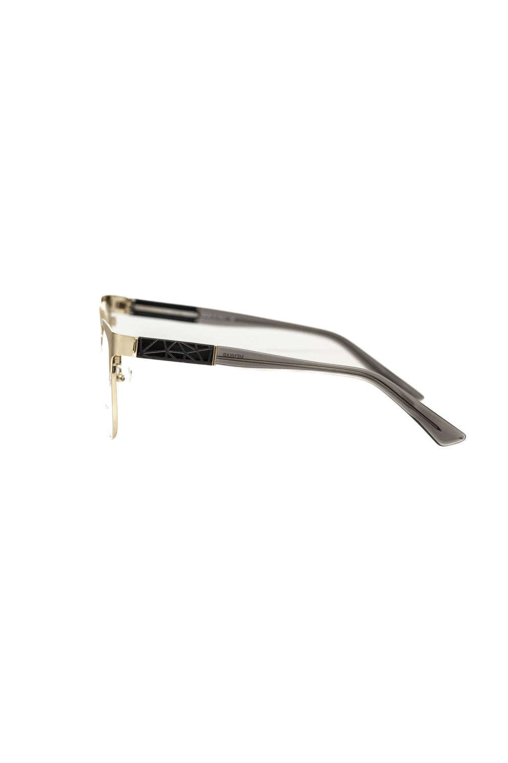 Gold Metallic Women's Eyeglass Frame