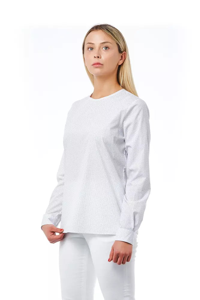 White Cotton Women's Shirt