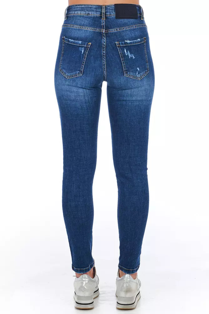 Blue Other Fibres Women Jeans