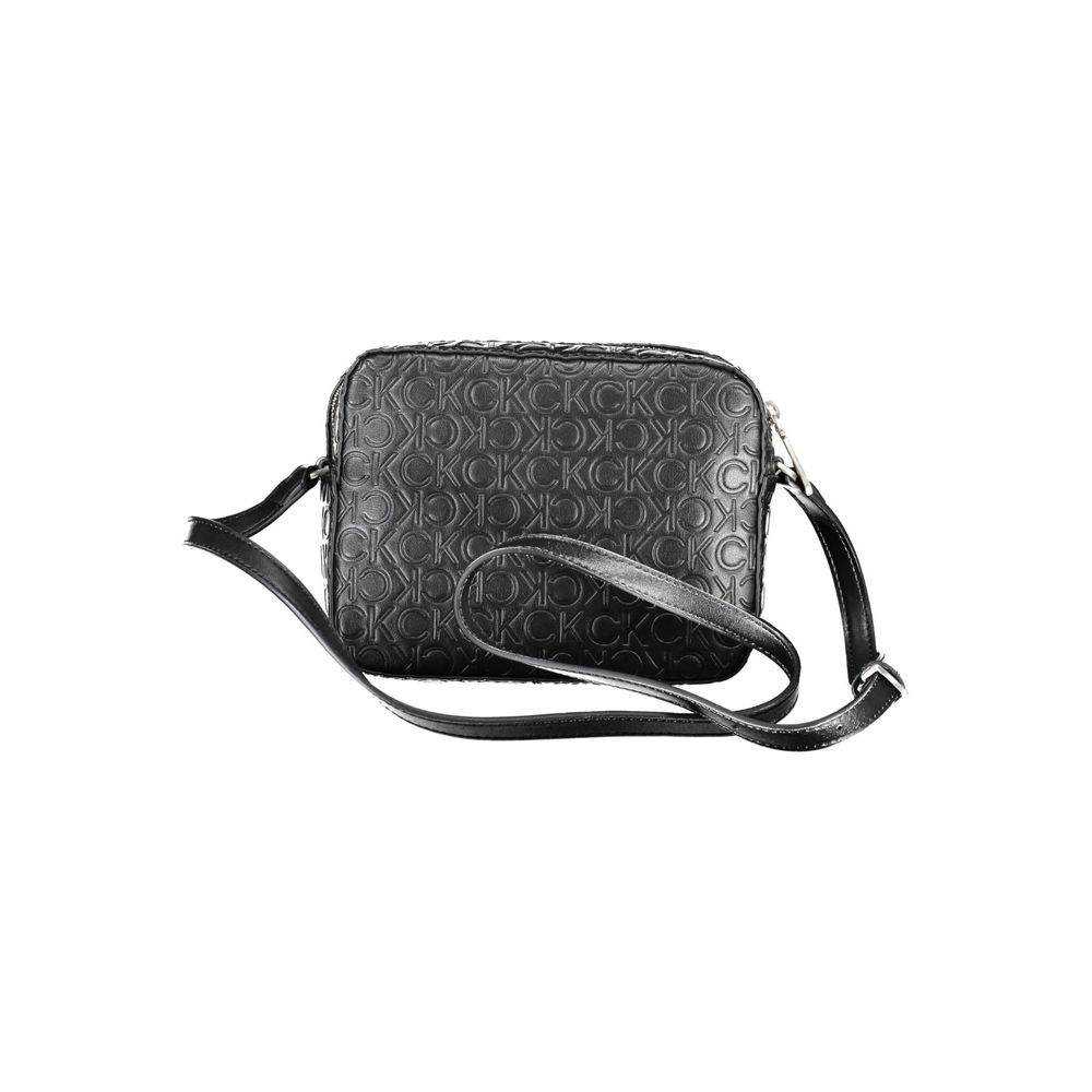 Black Polyester Women's Shoulder Bag