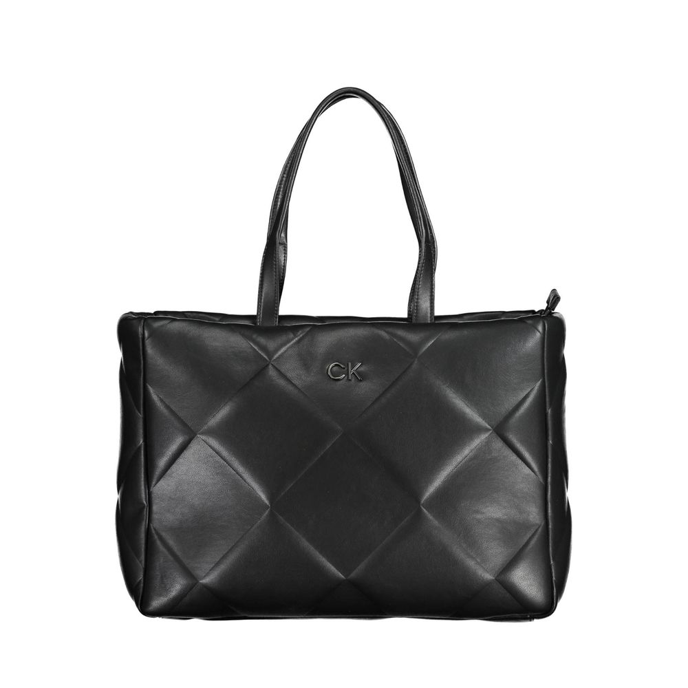 Nero Polyester Woman Handbag