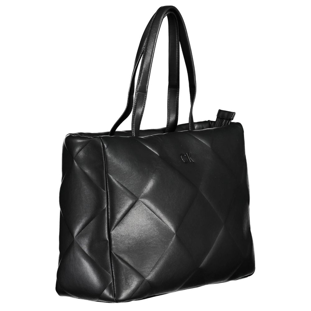 Nero Polyester Woman Handbag