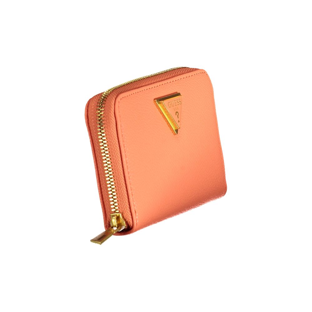 Arancione Polyurethane Women Wallet