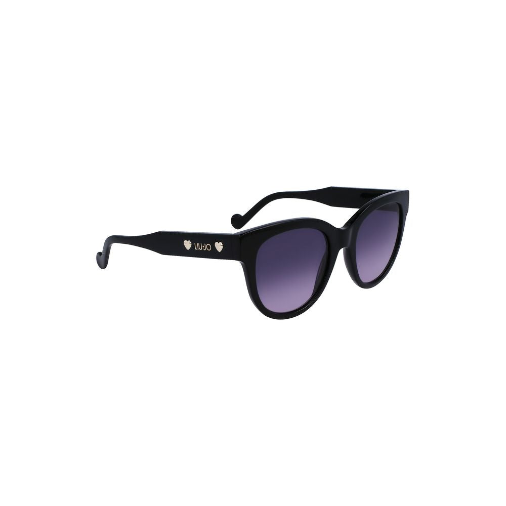 Black Acetate Women Sunglasses