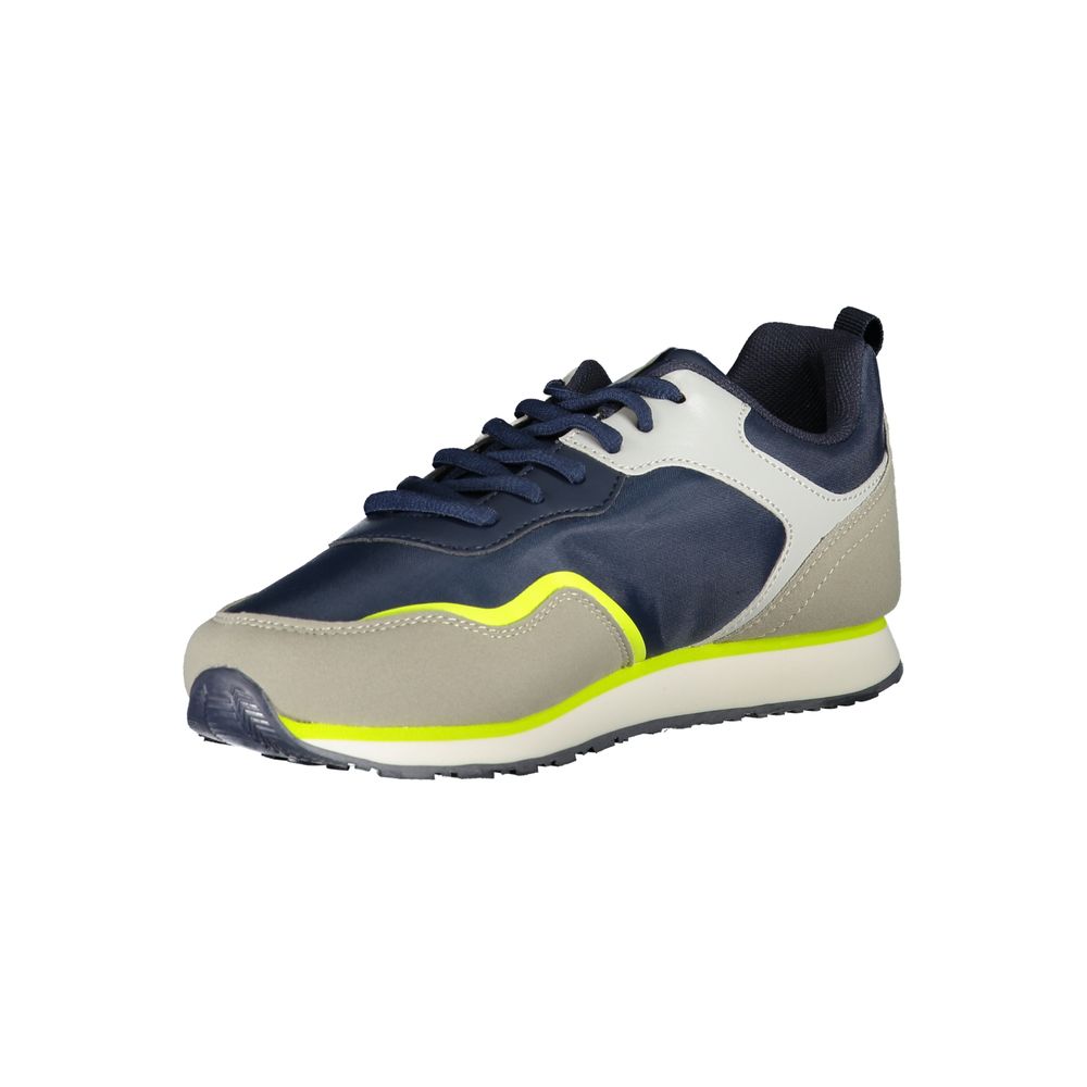 Blue Polyurethane Women Sneaker