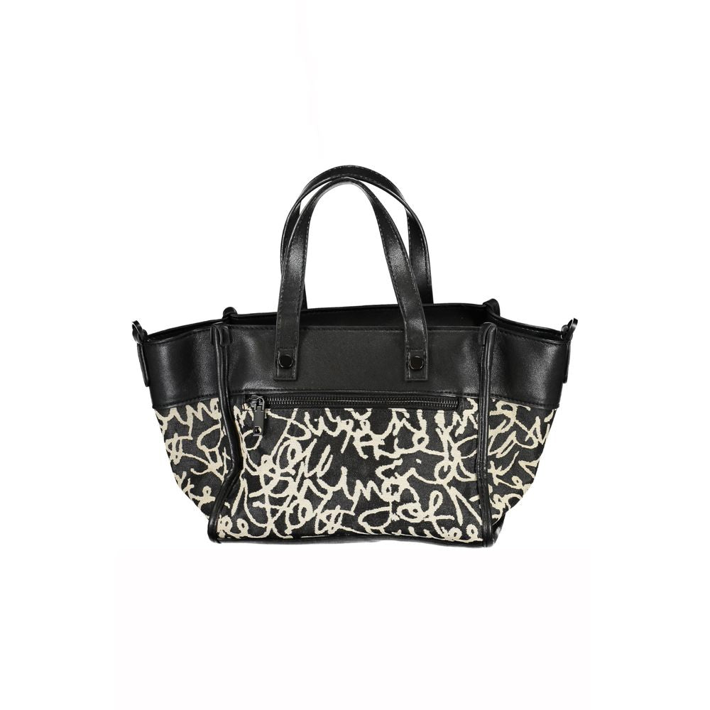 Nero Polyester Women Handbag