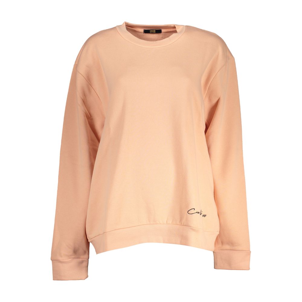Pink Cotton Women Sweater