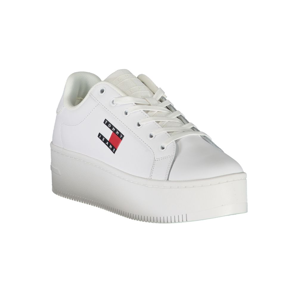 Bianco Leather Women Sneaker